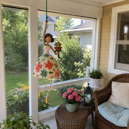 ✨Limited Edition – Only 100 Handmade🌈Whimsical Dancing Lady Hanging Ornament
