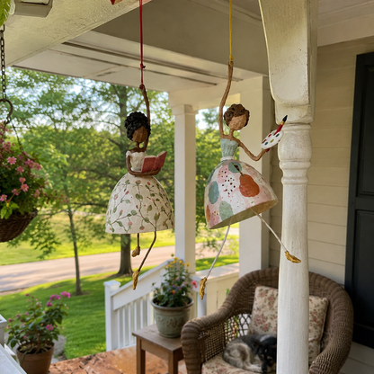 ✨Limited Edition – Only 100 Handmade🌈Whimsical Dancing Lady Hanging Ornament