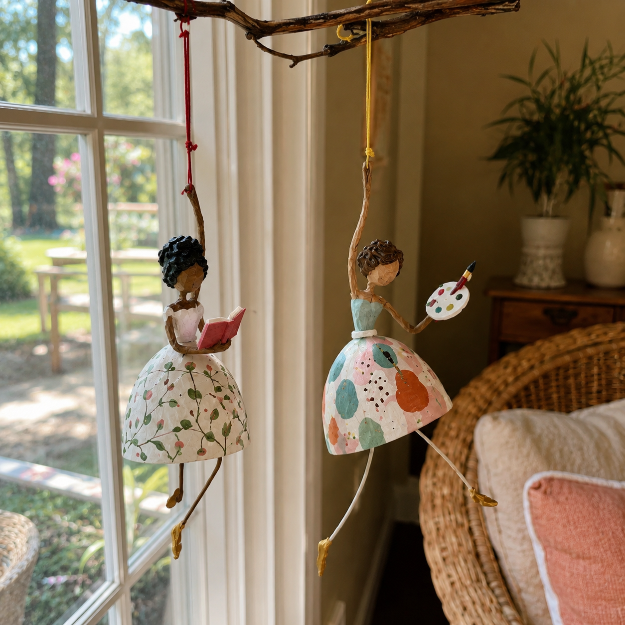 ✨Limited Edition – Only 100 Handmade🌈Whimsical Dancing Lady Hanging Ornament