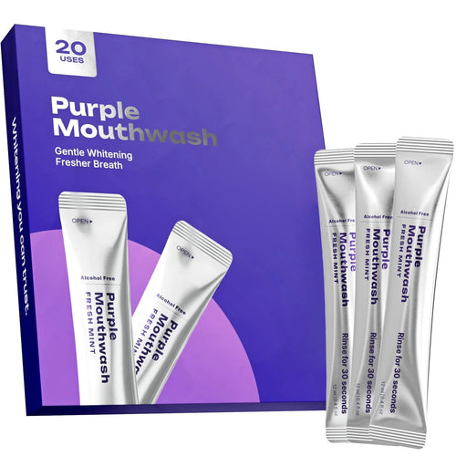 Purple Mouthwash Sachets 20 Pack