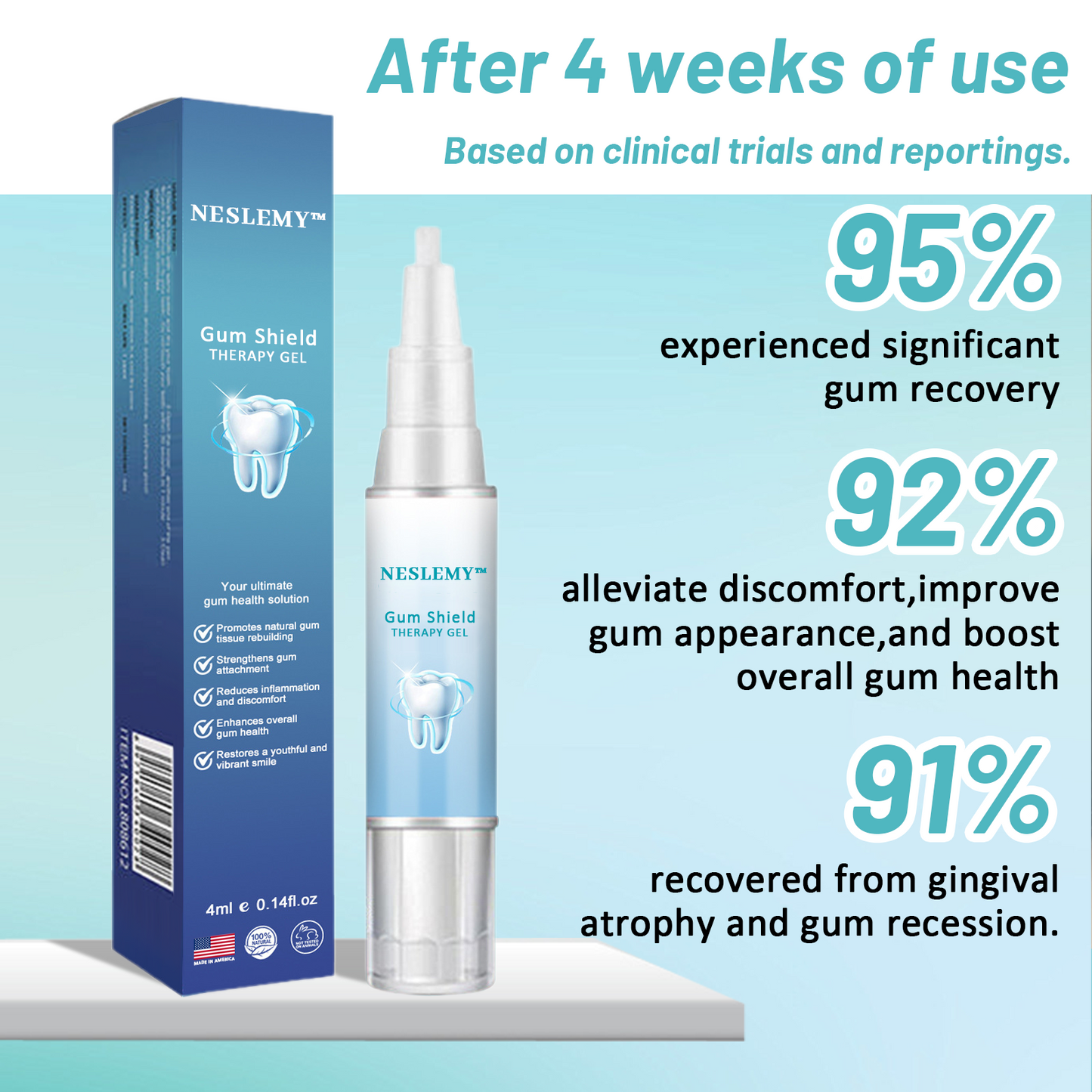 🦷🔥Last Day Promotion 80% OFF-NESLEMY™ Gum Shield Therapy Gel