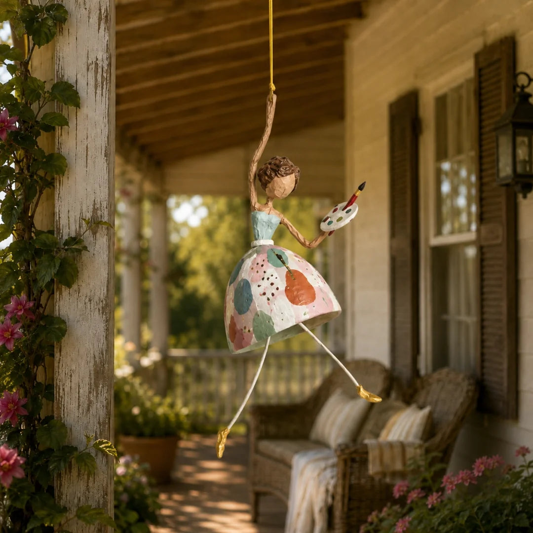 ✨Limited Edition – Only 100 Handmade🌈Whimsical Dancing Lady Hanging Ornament