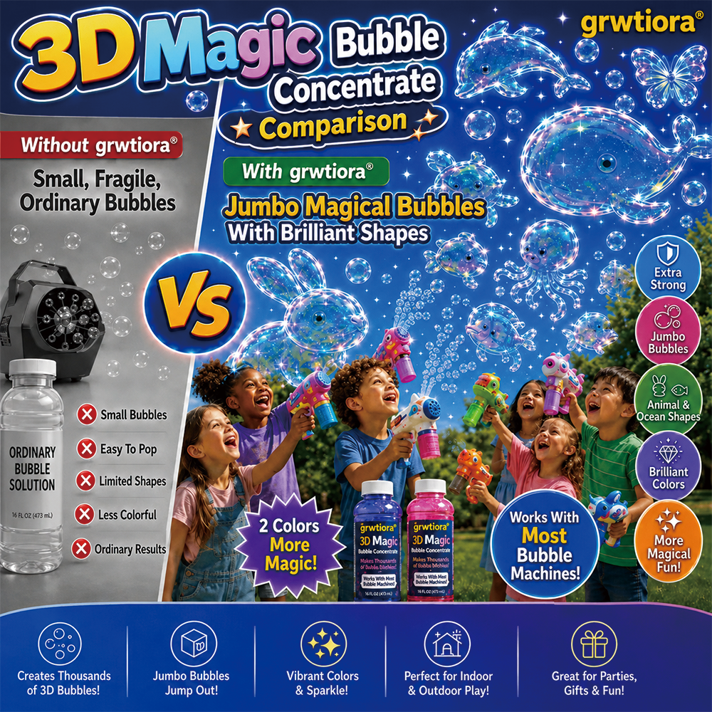 Super 3D Magic Bubble Concentrate —— Animal & Ocean Fantasy Theme