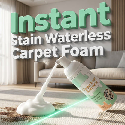 🏆 Last Day Special Price ! 🔥Buy 1 Get 1 Free🎁Waterless Carpet Foam Stain Remover with Towel